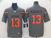 Nike Browns 13 Odell Beckham Jr Gray Inverted Legend Limited Jersey,baseball caps,new era cap wholesale,wholesale hats
